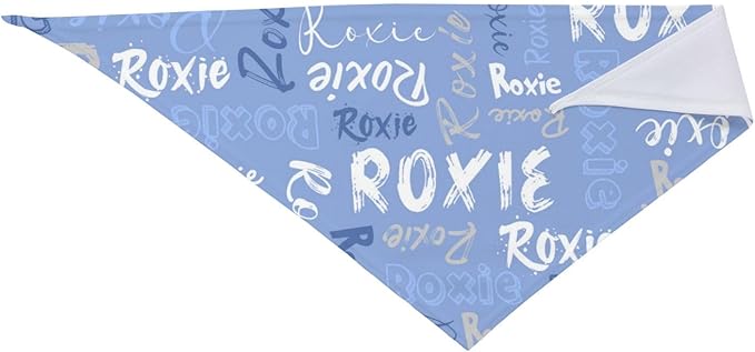 Custom Pet Scarf Personalized Dog Bandana with Name Personalized Add Your Text Bibs Triangle Head Scarfs Gift for Small Medium Large Dogs Cats Baby Puppy Pets Accessories