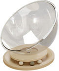 Space Capsule Cat Bed, Pet Furniture, Easy Cleaning, Universal Small Pets Activity Centre Bed Toy, Sleeping Nest for Cats, Solid Wood L