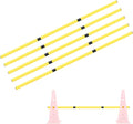 5 Pack Replacement Poles for Dog Agility Jumps Equipment Set, 41 Inches Long Each, No Cones