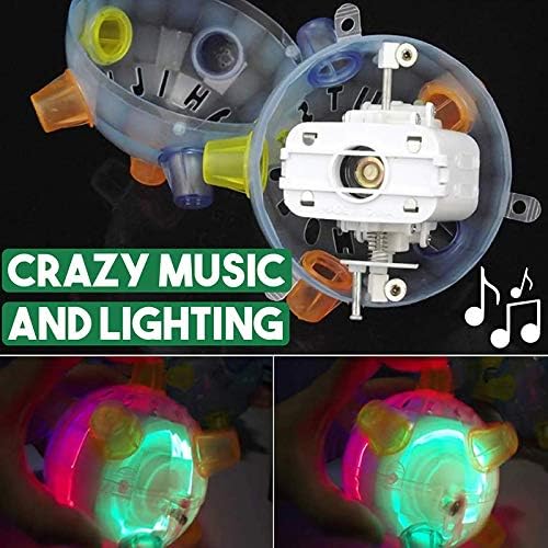 Arinda Jumping Activation Ball for Dogs Flashing Ball Light Sounds Jump Automatically