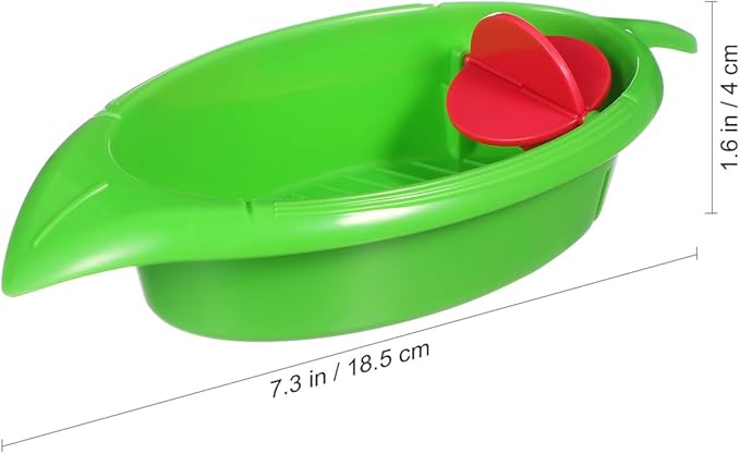 TEHAUX Parrot Bathing Toy Large Capacity Bird Bath Tub for Cage Small Birds Parakeets Cockatiels Budgerigar Indoor Pet Bath Accessory