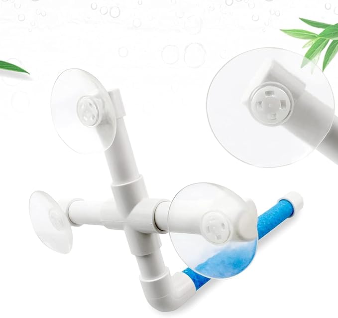 Bird Shower Perch with Suction Cup, Parrot Window Perch Stand, Parakeet Bath Wall Rack for Parrot Parakeet Conure Cockatiel