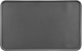 Amazon Basics Waterproof Non-Slip Silicone Pet Feeding Mat with Raised Edges, Prevents Spills, Easy to Clean, Protects Floors for Cat & Dog Food and Water Bowls, 18.5 x 11.5 Inches, Gray