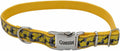 Coastal Pet - Ribbon - Adjustable Dog Collar with Metal Buckle, Yellow Buttercup, 5/8" x 8"-12"