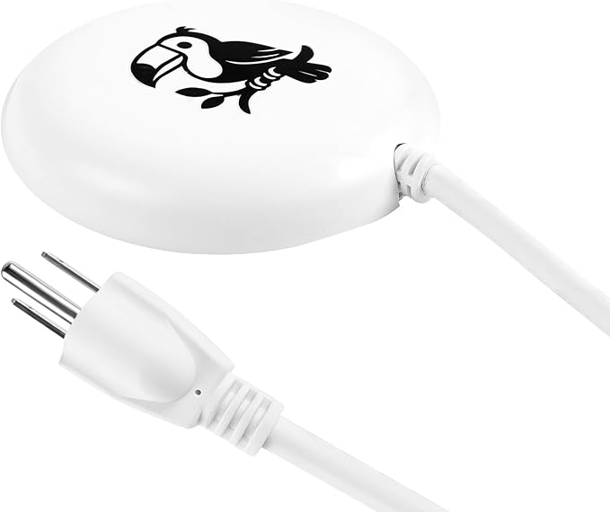 Bird Bath Heater | Pond De-icer, Safety Thermostatically Controlled with Auto Shut-Off, Cast Aluminum Submersible Outdoor Water Heater for Birdbaths, Chicken and Small Animals, 3.6ft Power Cord, 70W