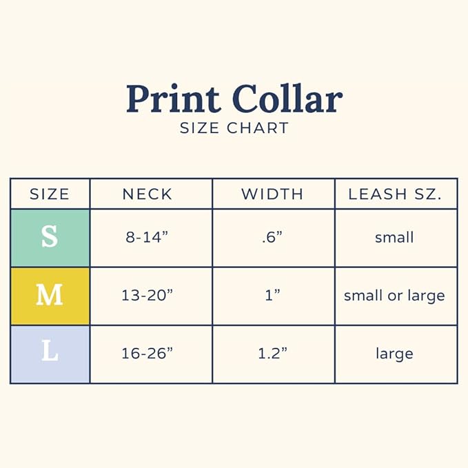 Lucy & Co. Silly Goose Dog Collar, Adjustable Durable Dog Collar with Cute Print, Small