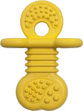 Nylabone Rubber Teether Puppy Chew Toy, Teething Toys for Puppies, Vanilla Flavor, Small - Up to 25 lbs, 1 Count