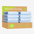 GREEN LIFESTYLE Washable Underpads - Large Bed Pads for use as Incontinence Bed Pads, Reusable Pet Pads, Great for Dogs, Cats, Bunny, Seniors Bed Pad (Pack of 40 — 34x36)