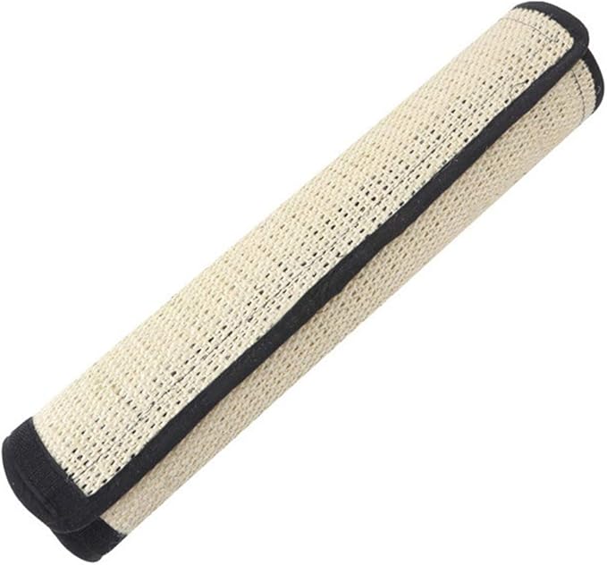 Cat Scratcher Mat with Interactive Mouse Toy, Cat Scratching Post Natural Sisal Table Leg Scratch Wrap Cat Grinding Claws Scratching Post Replacement Flexible Installation