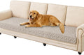 Ameritex Waterproof Pet Bed Cover Anti-Slip Dog Bed Blanket for Sofa and Furniture Waterproof New Pattern Design (Khaki, 30x80 Inch (Pack of 1))