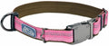 Coastal Pet K9 Explorer Reflective Adjustable Dog Collar - Comfortable Collar for The Outdoors - Durable, Lightweight Accessory with Side-Release Buckle - Rosebud, 5/8" x 10-14"