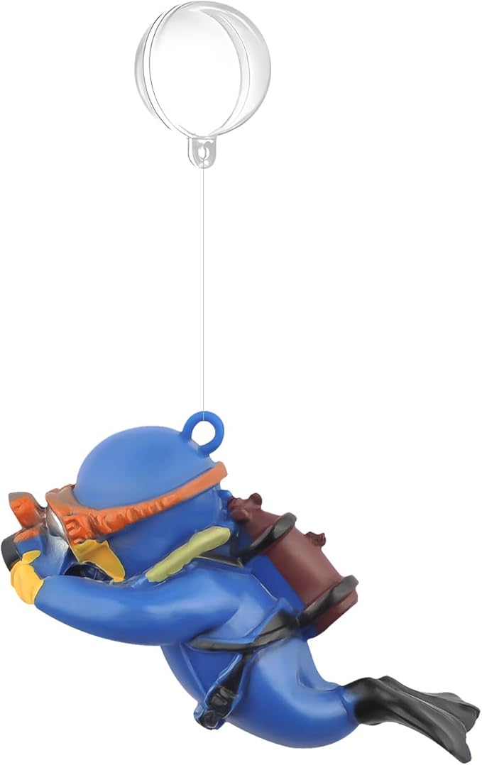 onesimcr Floating Fish Tank Decorations, Aquarium Decorations, Lovely Diver Fish Tank Decorations, Floating Device Fish Tank Accessories，Suitable for All Kinds of Fish Tanks…