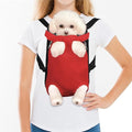 FEimaX Dog Carrier Backpack Pet Legs Out Front Cat Travel Bag, Adjustable Puppy Backpacks Carriers Hands-Free for Small Medium Dogs Cats Hiking Traveling Camping Daily Walking
