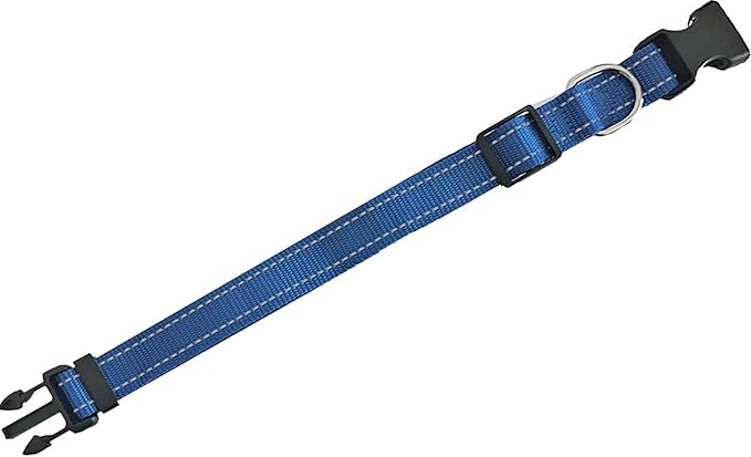 Adjustable Nylon Dog Collar, Reflective Collar 1 Inch 3/4 Inch 5/8 Inch Wide, for Large Medium Small Dogs