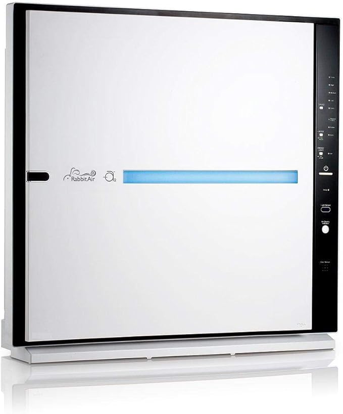 Rabbit Air, MinusA2 Air Purifiers for Home, Ultra Quiet HEPA Air Purifier - Wall Mountable Large Room Air Purifier - Stylish & Efficient - (SPA-780A, White, Pet Allergy)