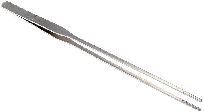 FEITA Extra-Long 15-Inch Tweezer Stainless Steel Straight for Aquarium Fishtank Aquascaping Tools, Mega Reptile Feeding Tongs