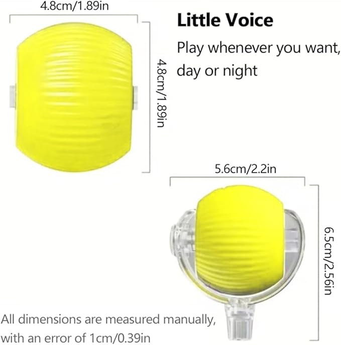 Automatic Interactive Rolling Cats Dog Toys Ball for Indoor- Rechargeable Activate Interactive Dog Pet Toy for Indoor, Self-Playing Automatic Moving Kitten Toys for Cats