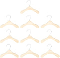 Toyvian 10pcs 8.66-inch Wooden Dog Hangers Large Pet Clothes Hangers Sturdy Household Cat Accessories for Closet Organization