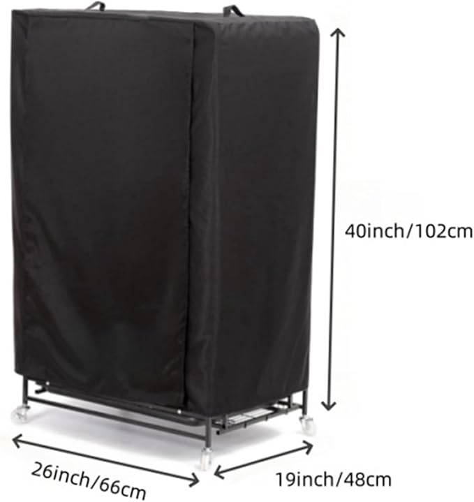 Bird Cage Covers for Night - 66x48x102cm Breathable Budgies Guard Enclosure Shroud | Waterproof Nighttime Parakeet Parrot Cockatiel Shelter Draping Screen, Light-Blocking Aviary Protection Curtain
