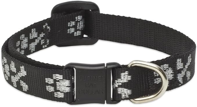 LupinePet Originals 1/2" Bling Bonz Cat Safety Collar , 8-12"