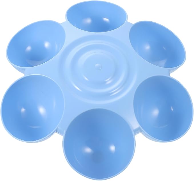 Multipurpose Pet Feeding Bowl with Flower Shape Design for Cats and Dogs Durable Food and Water Dish Easy to Clean 14.17 X 14.17 X 3.54 Inches