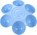 Multipurpose Pet Feeding Bowl with Flower Shape Design for Cats and Dogs Durable Food and Water Dish Easy to Clean 14.17 X 14.17 X 3.54 Inches