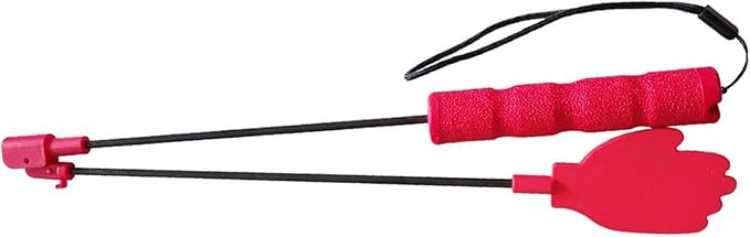 Portable Dog Training Stick Silicone Whip for Puppy Exercise with Anti Slip Handle Indoor Outdoor Training Tool
