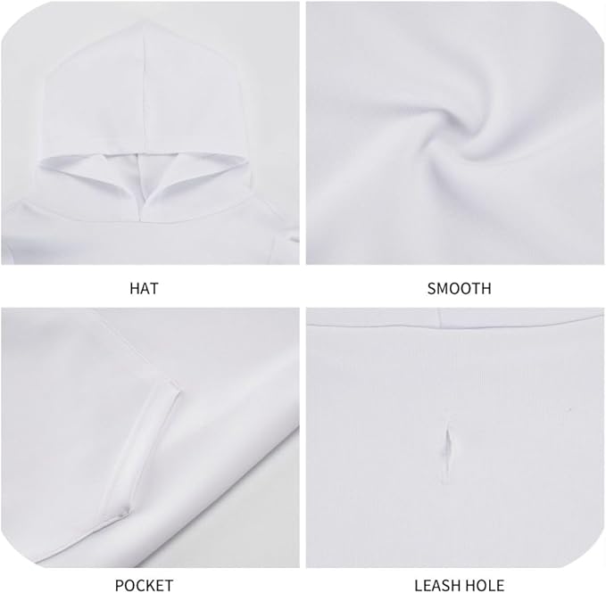 Customized Dog Hoodie with Name Logo Personalized Text Soft & Warm for Puppy Sweatshirt Hooded for Small Medium Large Dogs Girl/Boy Cats/Kitten, Green, XXL