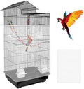 Universal Bird Cage Seed Catcher – Stretchy, Lightweight Mesh Skirt for Parrot Cages, Stops Scatter, Breathable Fabric, Adjustable & Reusable, White viiwxx