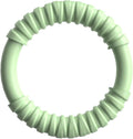 Natural Rubber Dog Chew Toy with Vanilla Scent for Aggressive Chewers, Durable Interactive Fetch and Tug Toy for Medium Dogs, Teething Relief Chew Ring Dishwasher Safe Non-Toxic (Green)