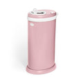 Ubbi Stainless Steel Diaper Pail, Odor Locking, No Special Bag Required, Award-Winning, Registry Must-Have, Fig Blossom