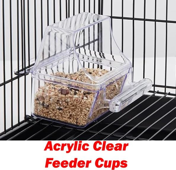 63" Roof Top Bird Flight Parrot Pet House Home Cage with Removable Rolling Stand for Cockatiel Sun Conure Parakeet Finch Budgie Lovebird Canary