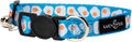 Lucy & Co. Eggcelent Breakaway Cat Collar with Bell – Designer Print Adjustable Safety Collar for Cats, Kittens & Small Dogs, Lightweight Pet Collar for Boy & Girl Cats – Large