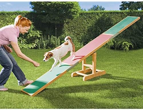 TRIXIE Dog Agility Seesaw, Canine Agility Training, Competition Seesaw, Teeter Set