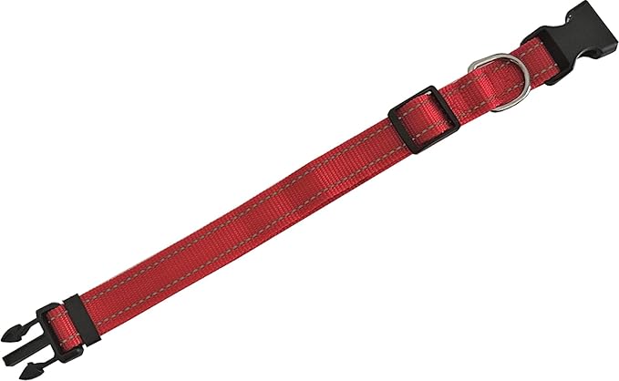 Adjustable Nylon Dog Collar, Reflective Collar 1 Inch 3/4 Inch 5/8 Inch Wide, for Large Medium Small Dogs