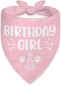 Birthday Girl Funny Dog Bandana, Happy Birthday Girl Dog Bandana, Pet Scarf Accessories for Dog's Party Dogs Lovers Gifts, Party Pet Photo Prop Accessories for Dogs Lovers