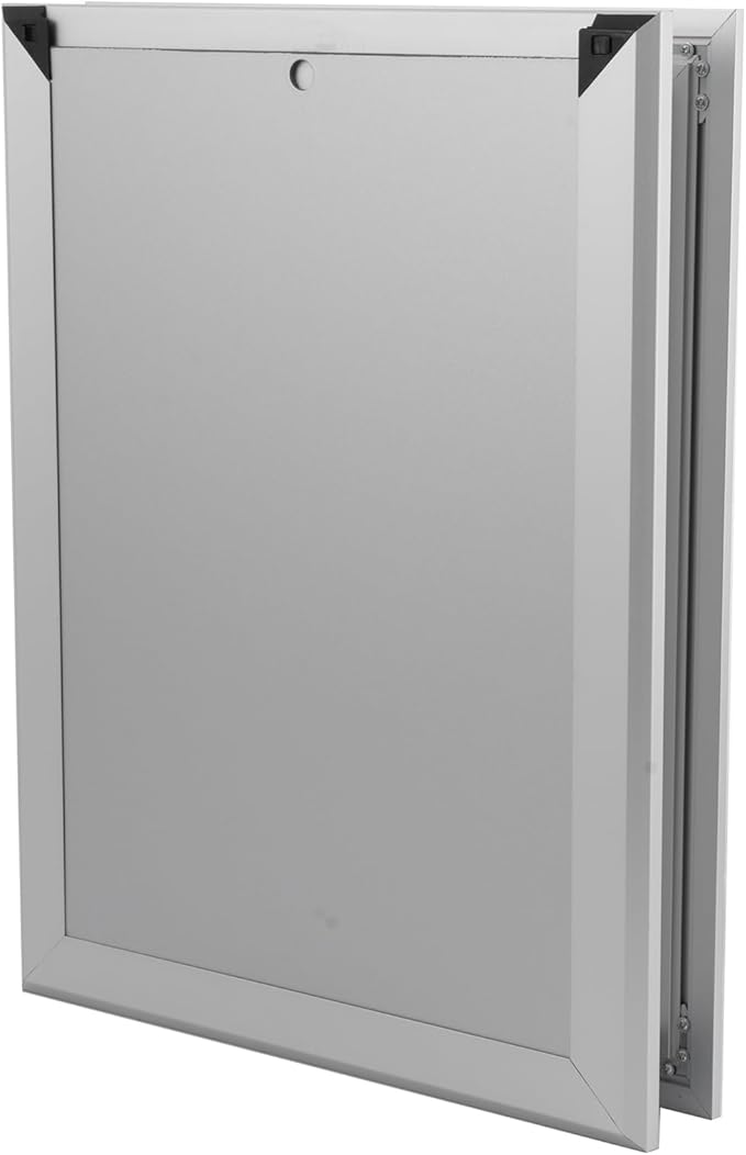 Large Dog Door, Aluminum Frame Doggy Door, Weatherproof Dogs Doors with Automatic Closing Double Panels for Energy Efficient, Heavy-Duty Doggie Doors for Large and Medium Dog Up to 120LBS