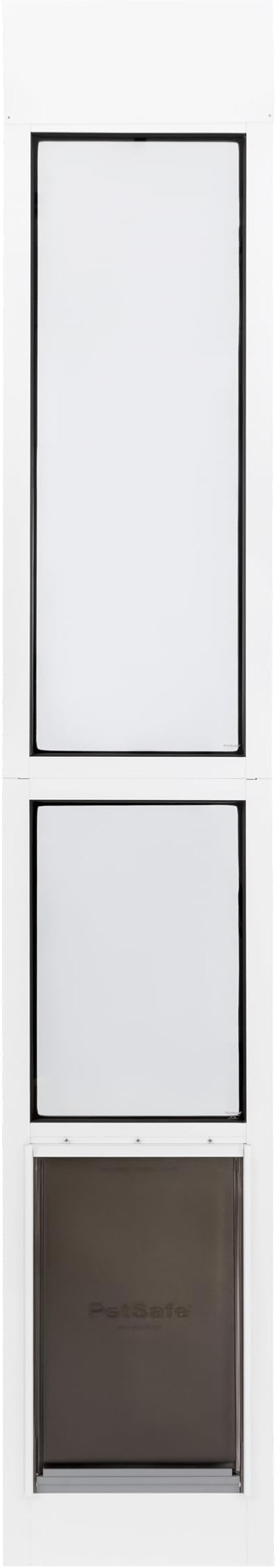 PetSafe Extreme Weather Sliding Glass Pet Door - Energy Efficient Entry for Dogs & Cats - Triple Flap with Magnetic Seal - Durable Aluminum Frame - Easy Install - Large