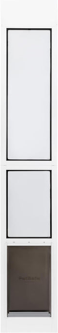 PetSafe Extreme Weather Sliding Glass Pet Door - Energy Efficient Entry for Dogs & Cats - Triple Flap with Magnetic Seal - Durable Aluminum Frame - Easy Install - Large