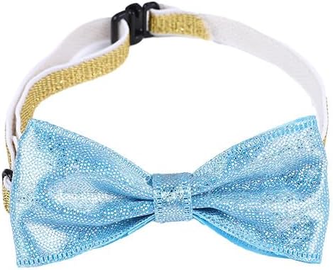 Happy Birthday Dog Party Supplies Kit - Dog Party Hat, Bandana, Bowtie & Happy Birthday Banner Decorations for Small Dogs, Puppy Birthday Outfit Accessories & Pet Birthday Party Decor (Blue)