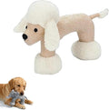 Xcho Linen Safari Companions Squeaky Dog Chew Animals Indestructible Dog Chew Toys Puppy Toys to Keep Them Busy for Small Medium Dogs Uitable for Indoor and Outdoor Throwing Play(Sheep)