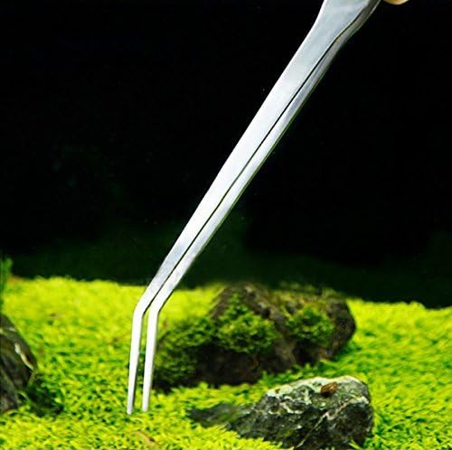 Co-link 3 in 1 Stainless Steel Aquarium Tank Aquatic Plant Tweezers Scissors Tools for Decoration of Your Aquarium Plants