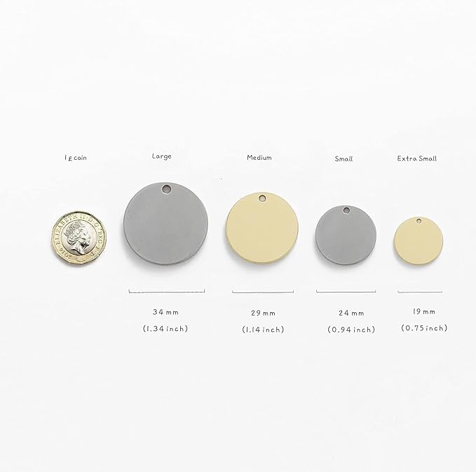 Cats Dogs ID Tags Personalized Lovely Symbols Pets Collar Name Accessories Simple Custom Engraved Products for Medium Four Legged Child Necklace Chain Anti-Lost Copper Shiny Brass Charm