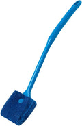 SLSON Aquarium Algae Scraper Double Sided Sponge Brush Cleaner Long Handle Fish Tank Scrubber for Glass Aquariums and Home Kitchen,15.4 inches (4)
