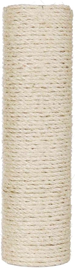 Trixie Replacement Sisal Post for Scratching Posts, Cat Trees and Cat Towers, 4.3 x 15.7-in (11 × 40 cm)