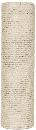 Trixie Replacement Sisal Post for Scratching Posts, Cat Trees and Cat Towers, 4.3 x 15.7-in (11 × 40 cm)