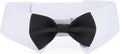 Segarty Dog Bow Tie for Neck Girths 16.5-21.2 in, Adjustable Bowtie Collar for Extra Large Dogs, Dog Neck Tie Tuxedo Comfortable Cotton Boy Pets Grooming Accessories for Wedding Holiday Birthday Party