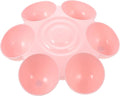 Multipurpose Flowers Pet Feeding Bowl 14.17 Inch Plastic Cat Feeder Dog Treats Dispenser Indoor Smooth Surface Easy to Clean