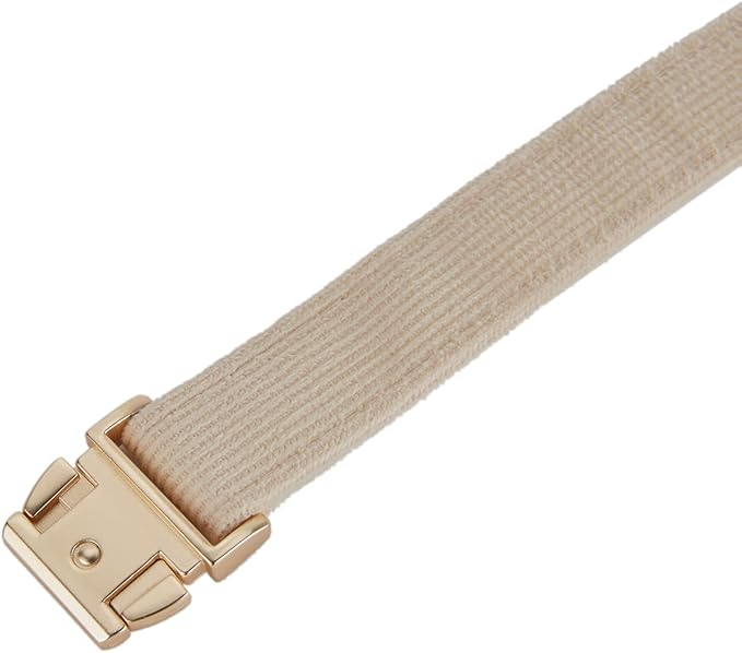 Soft Cotton Dog Collar with Metal Buckle Adjustable Heavy Duty Comfy Corduroy Collars for Small Medium Large Dogs,White,Large