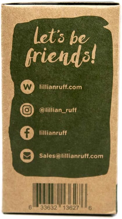 Lillian Ruff Doggie Bags for Poop - 12 Rolls of 13 x 9 Inch Extra Thick Leak Proof Unscented Dog Poop Bags - 15 Waste Bags Per Roll Total of 180 Easy to Open Doggy Bags